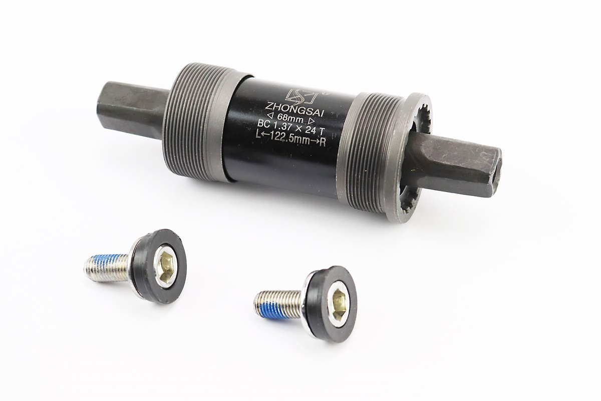 Каретка велосипедная неразборная (квадрат) (L-122.5mm) KS-2