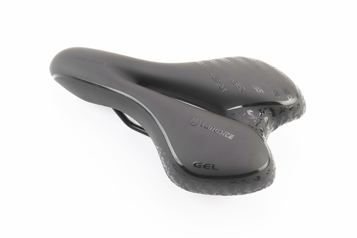 Седло велосипедное MTB 270x160мм, чёрное GEL KS