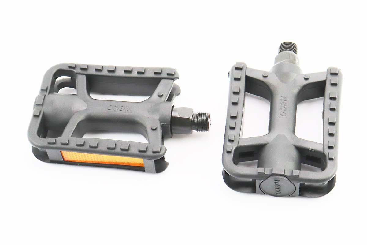 Педали велосипедные горные MTB 9/16 (109x76x25mm) пластиковые, чёрные WP-178 KS