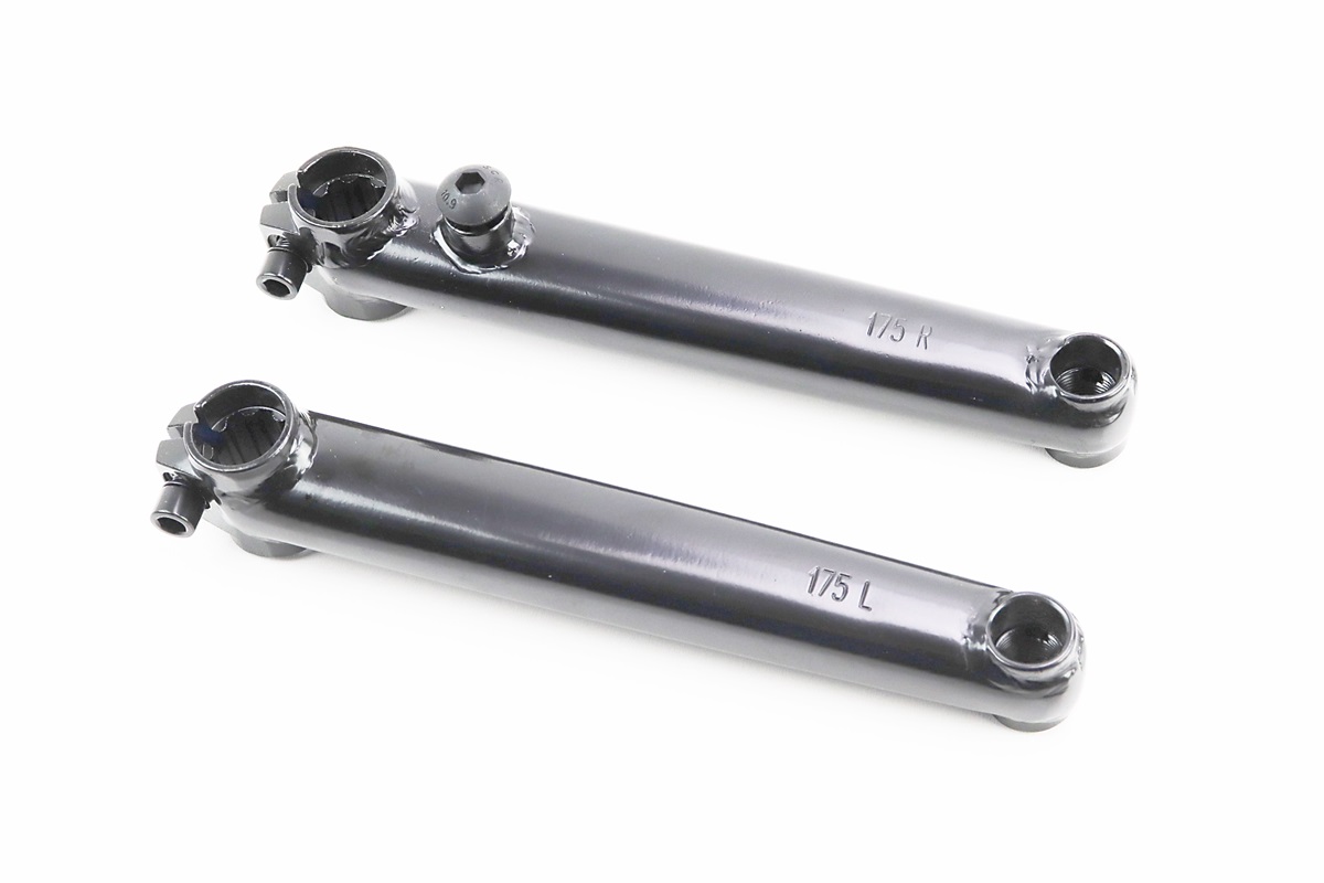 Шатуны велосипедные шлицы 8T-19мм 175мм BMX, чёрные KL-8901S KS