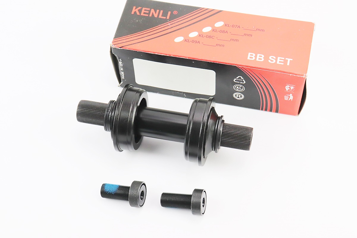 Каретка велосипедная шлицы BMX 48T-19мм 140мм, 2 пром-подшипники (19*41,28*11), KL-11F (American Type) KS
