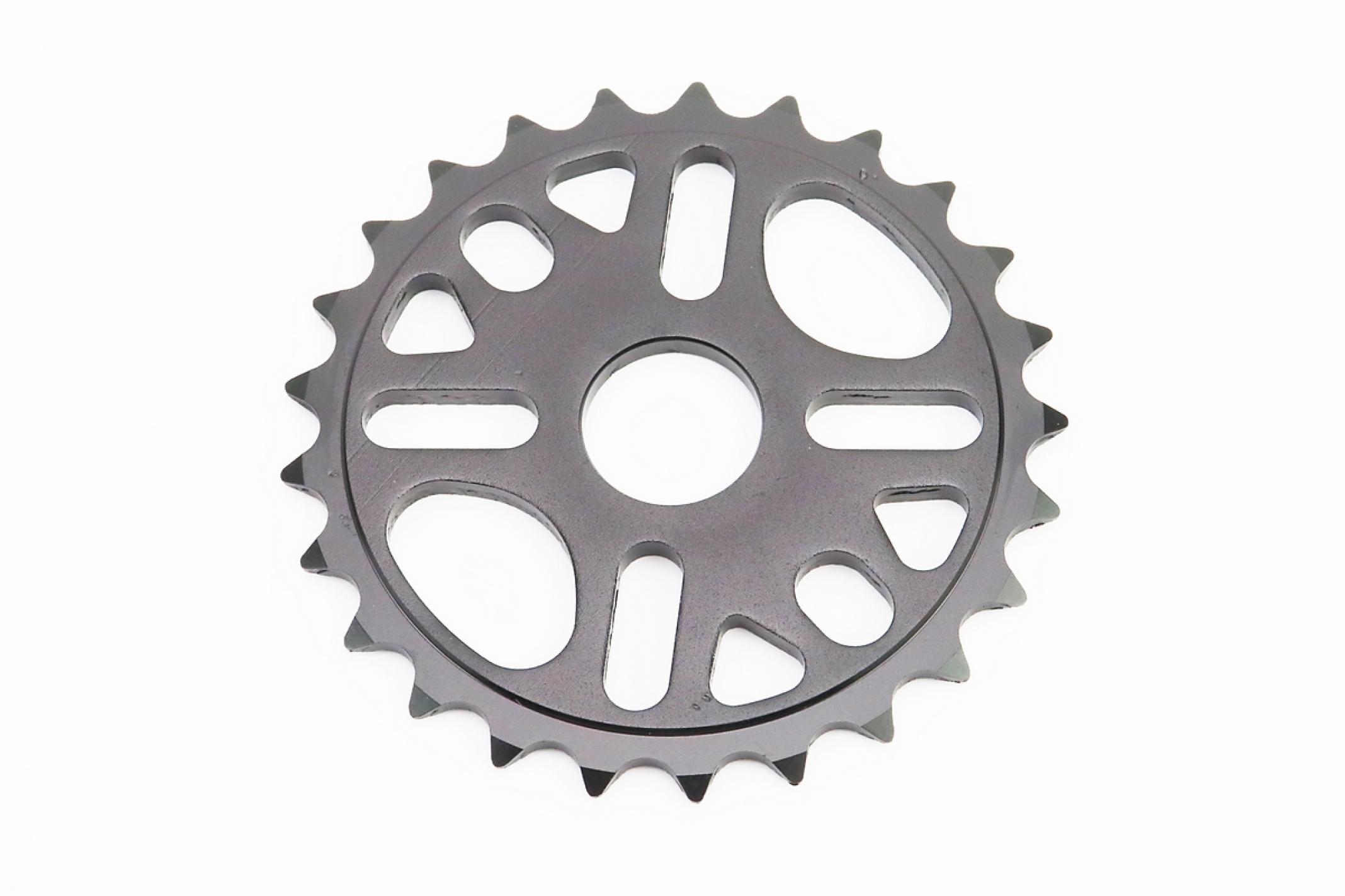 Звезда передняя BMX 25Т 1/2x1/8, алюминиевая, чёрная KL-C206 KS