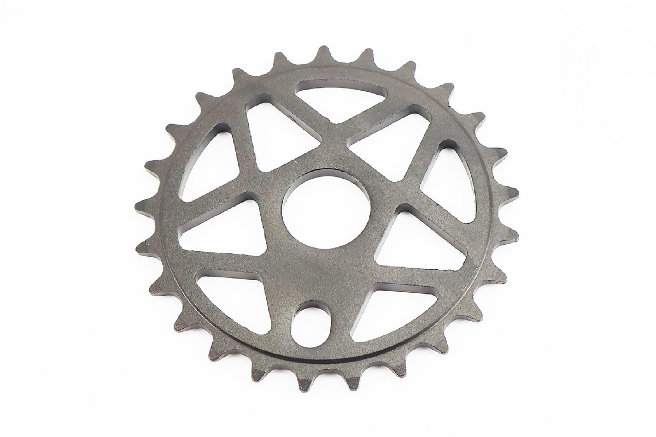 Звезда передняя BMX 25Т 1/2x1/8, алюминиевая, чёрная KL-C215 KS