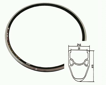 Обод велосипедный 26 (36 спиц, алюминий, двойной) OEM