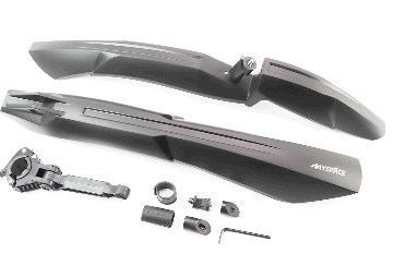 Крылья велосипедные пластмассовые 24-26 MTB, чёрные FK-870 OEM
