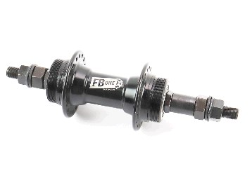 Втулка заднего колеса велосипеда (36 спиц, 14G) под свободнобег, Disk-brake (резьба), 2 пром-подшипника 6200 2RS, креп. гайка, черная FB-A209B