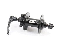 Втулка переднего колеса велосипеда (32 спицы) Disk-brake, 2 пром-подшипника 6200 2RS, креп. эксцентрик, черная FB-A291В