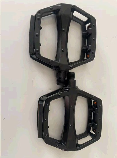 Педали велосипедные MTB широкие 9/16 (110x102x22mm) алюминиевые, чёрные NWL-303