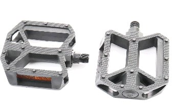 Педали велосипедные BMX 9/16 (109x96x25mm) пластиковые, чёрные FP-850B