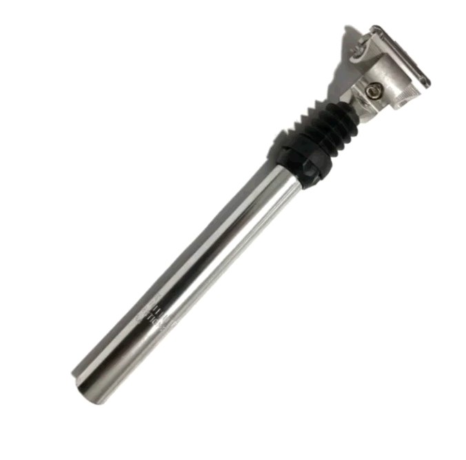 Подседельный штырь велосипеда (глагол, амортизаторный) (D-27.2mm, L-300mm) (сталь, хром, с креплением) BBC-2