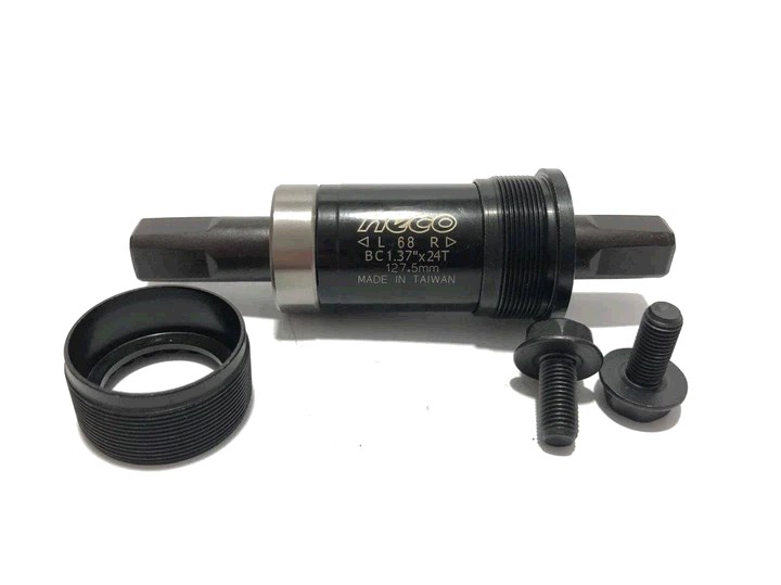 Каретка велосипедная неразборная (квадрат) (L-127.5mm) Neco BBC-5