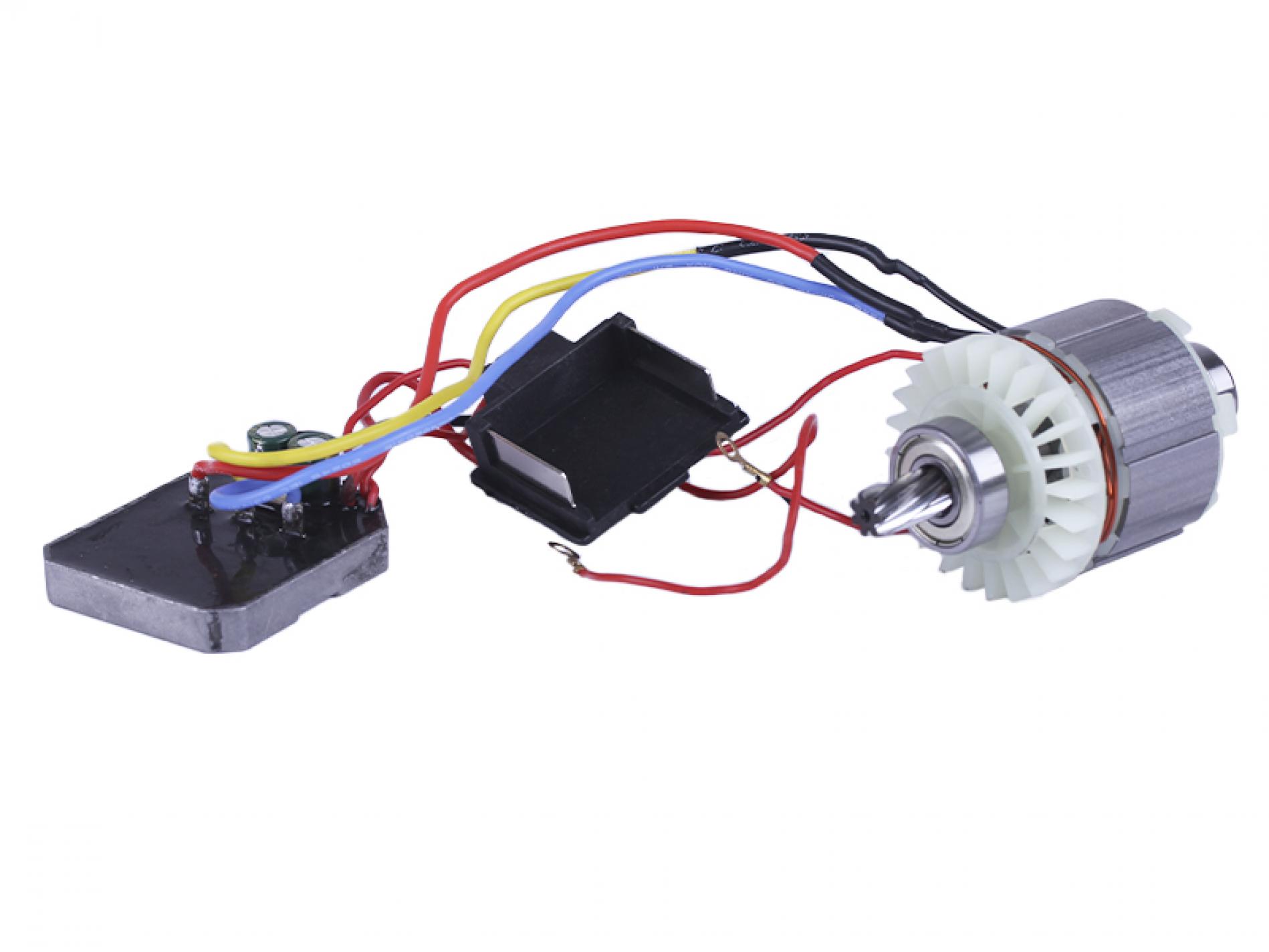 Электродвигатель 5025 (в сборе с платой) для аккумуляторный пилы TM-CS405BLi AMG