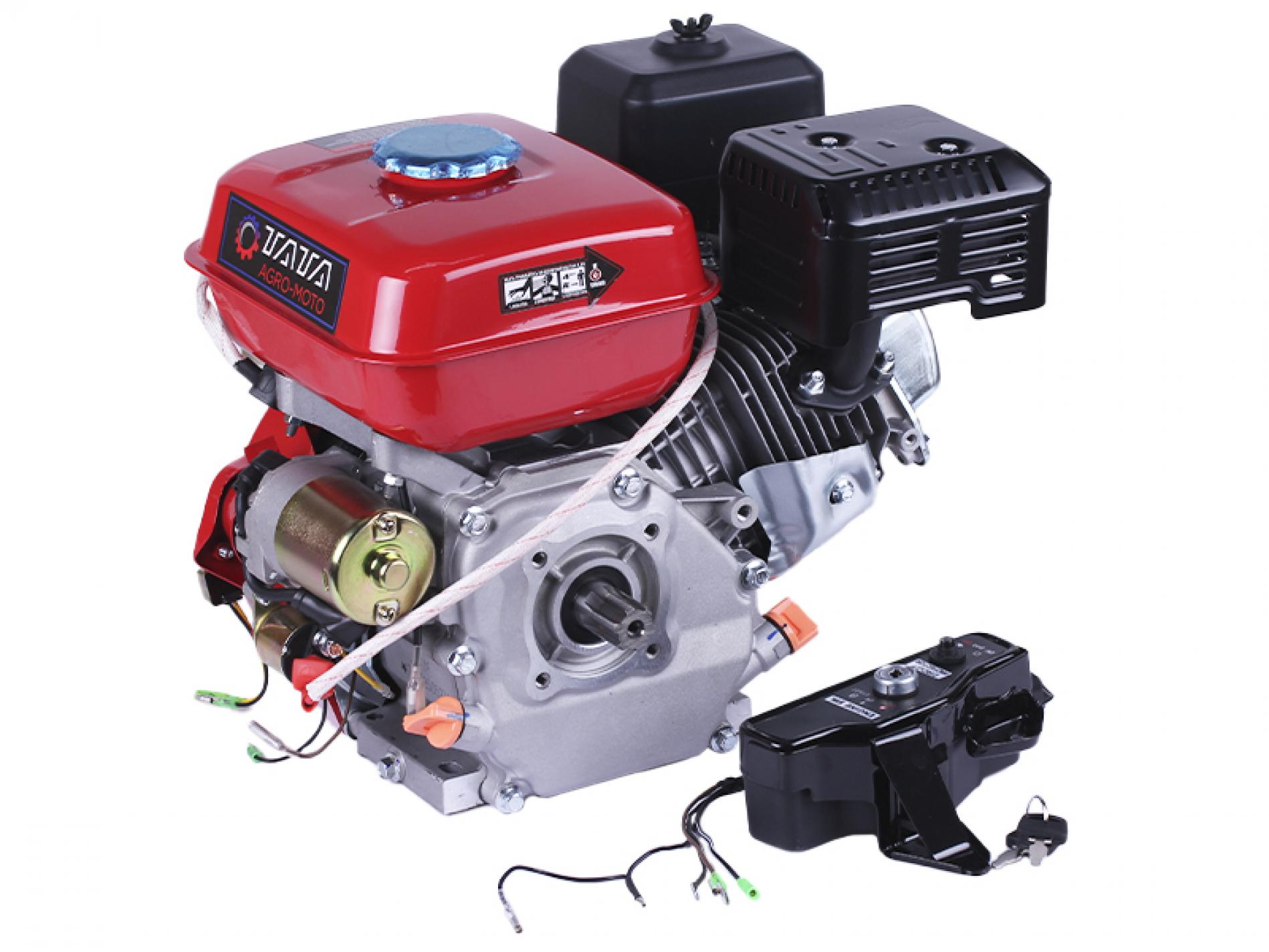 Двигатель м/б 170FE (7Hp) (полный комплект) (вал Ø 25мм, под шлицы) с електростартером AMG