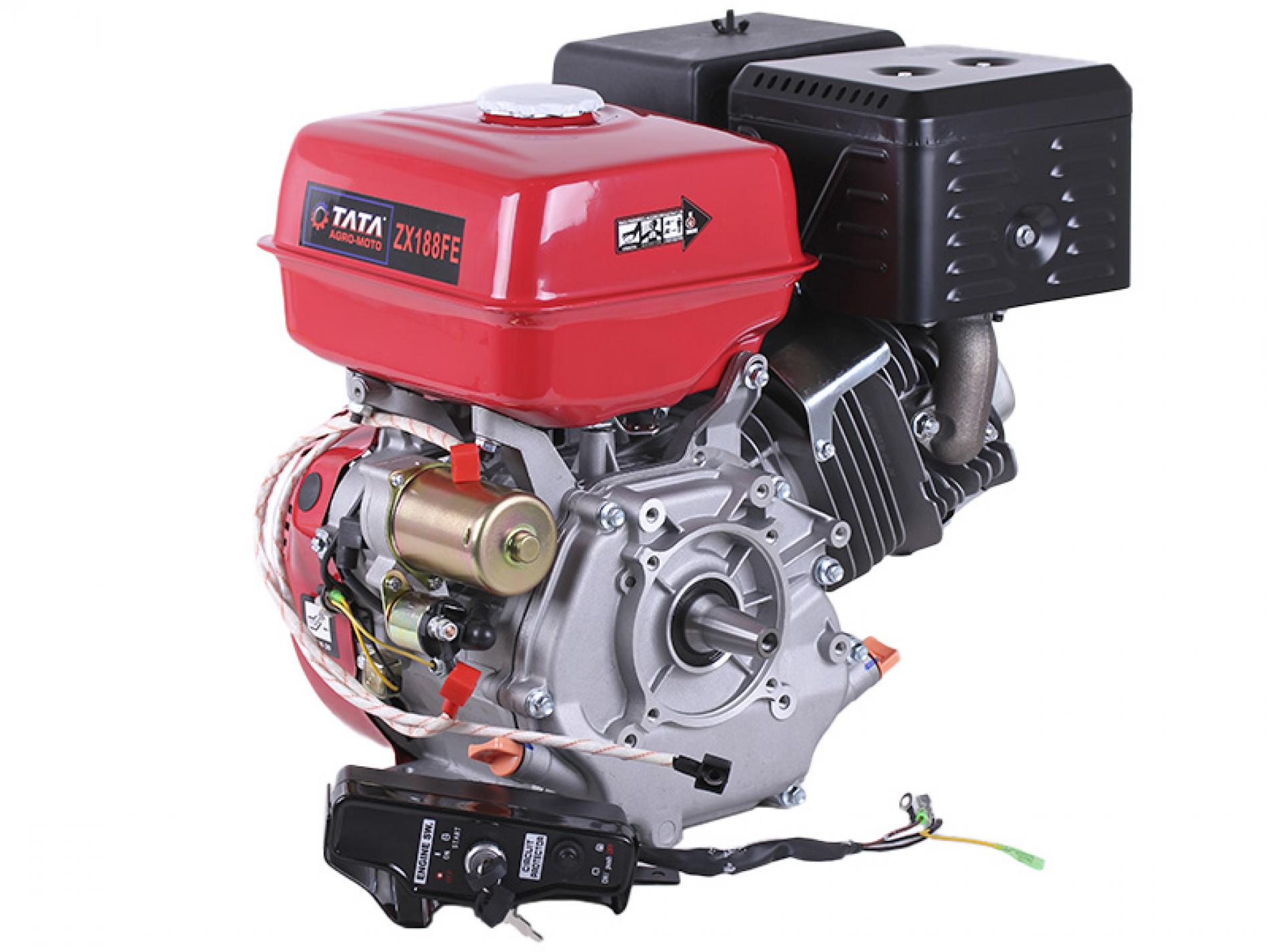 Двигатель м/б 188FE (13Hp) (полный комплект) (вал Ø 19/26мм, под конус) с електростартером AMG
