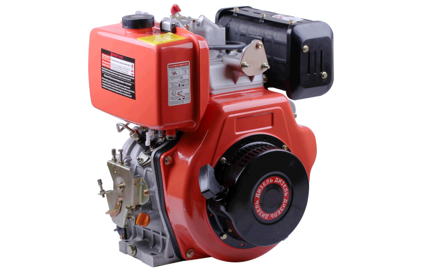 Двигатель м/б 186FE (9Hp) (дизель, вал Ø 25мм, под шпонку) с електростартером AMG-2