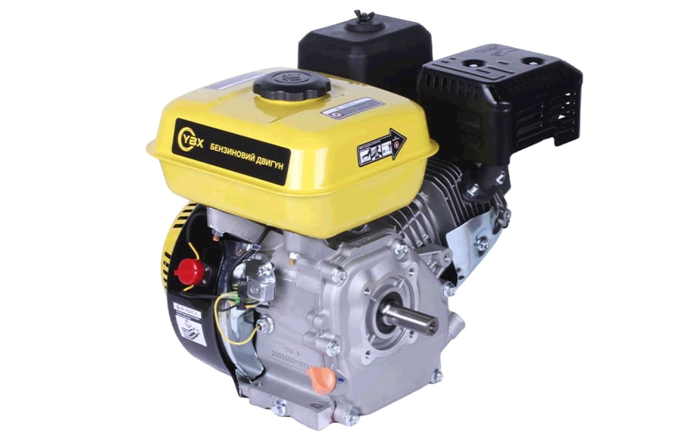 Двигатель м/б 170F (7,5Hp) (вал Ø 20мм, под шлиц) AMG-5