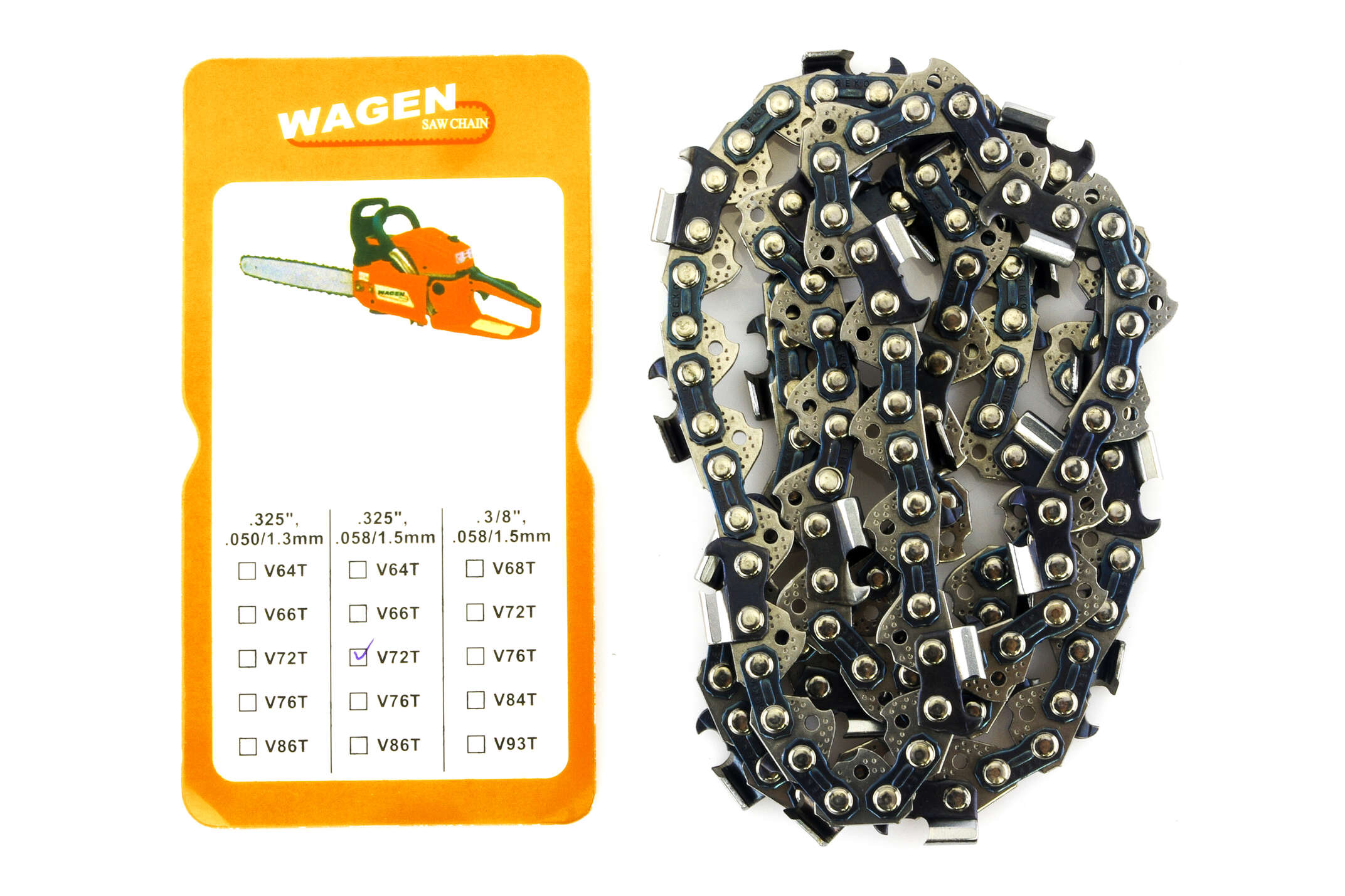 Цепь пильная 325, 1,5mm, 72зв, серп, под шину 18 (45см) для Goodluck GL4500 BEST