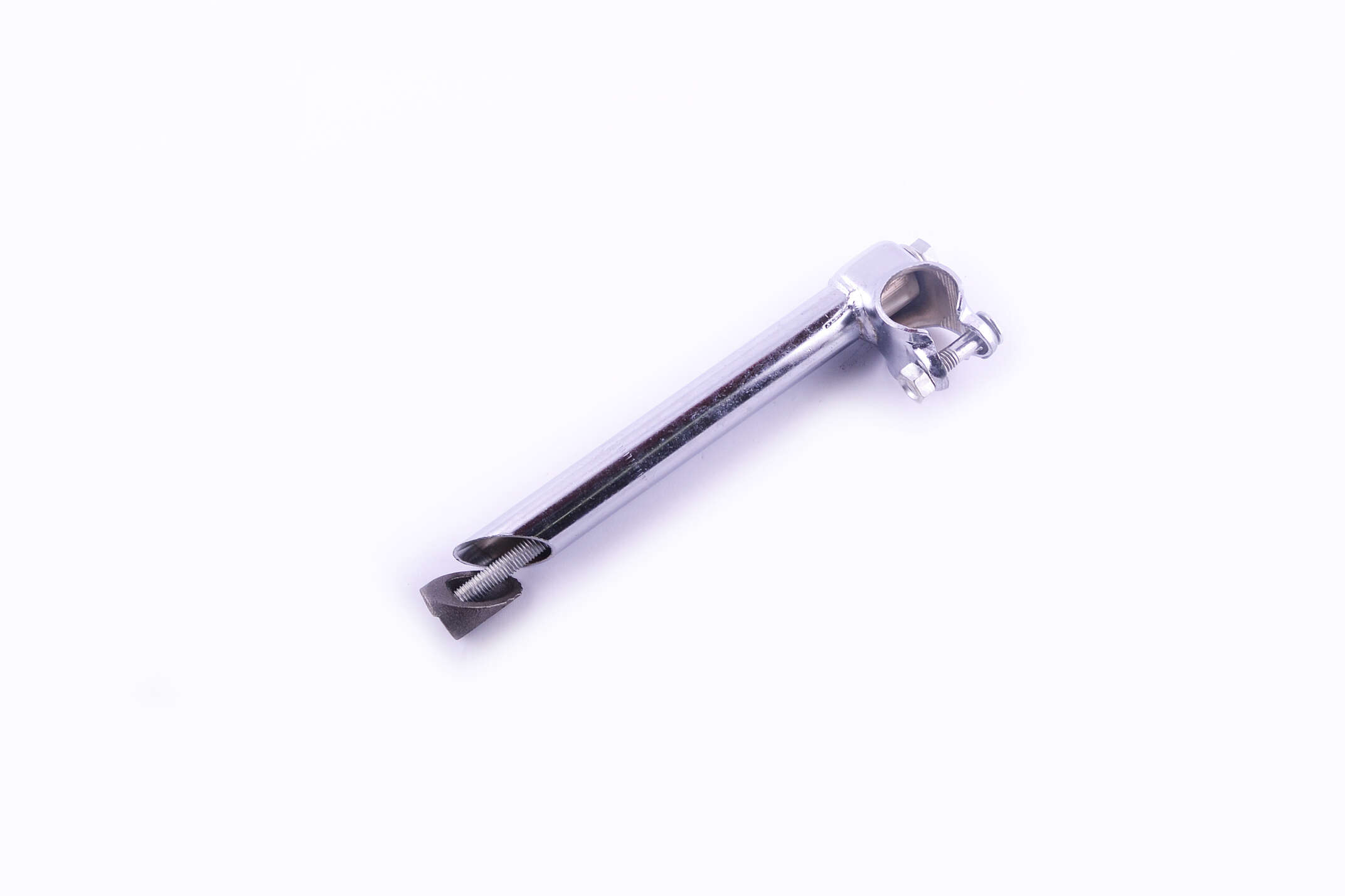 Вынос руля велосипеда (под рулевую резьбовую) (L-190mm, D-22mm) (хром) YAT