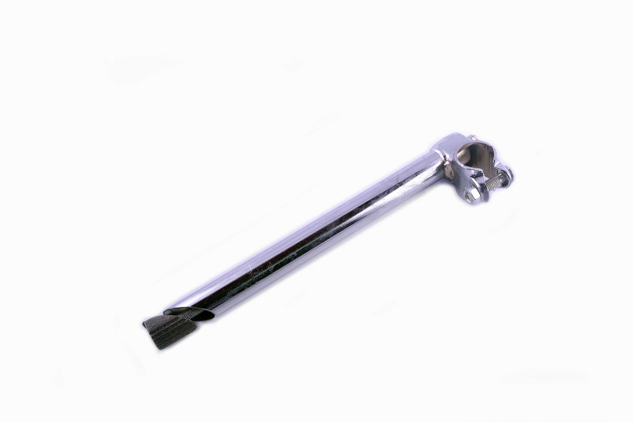 Вынос руля велосипеда (под рулевую резьбовую) (L-250mm, D-22mm) (хром) YAT