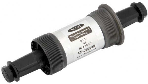 Каретка велосипедная неразборная (квадрат) (L-122mm) YKX (mod.A)