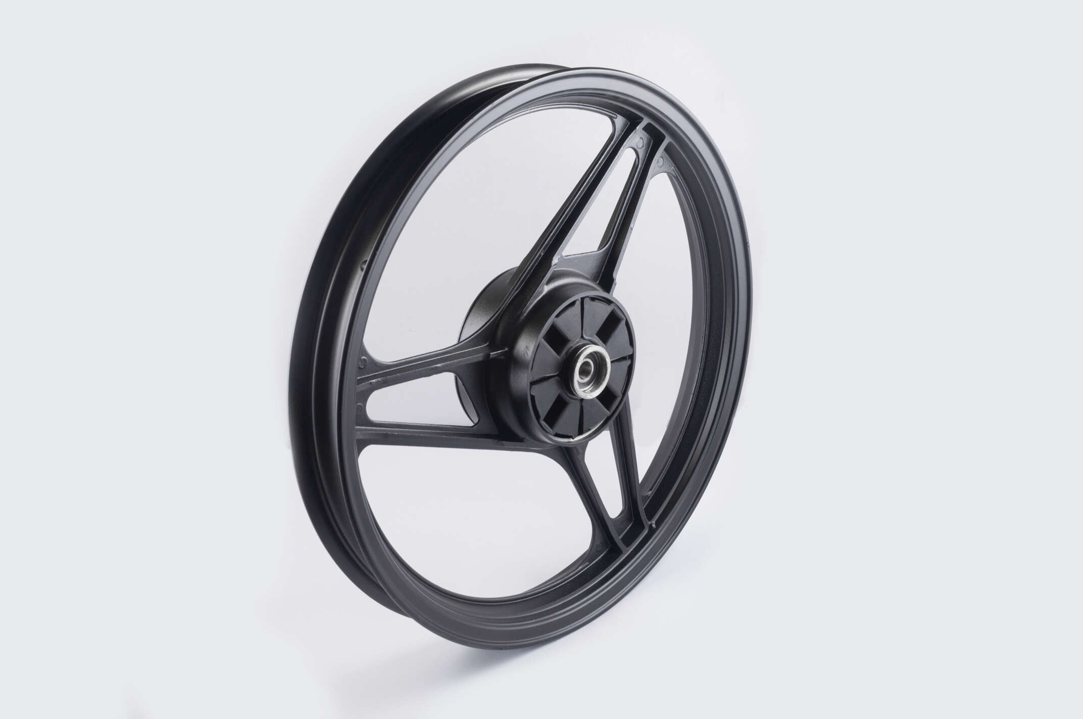 Диск колеса 1,85 * 18 (зад, барабан) (легкосплавный) Yamaha YBR125 (+подшипник, резин демпф)