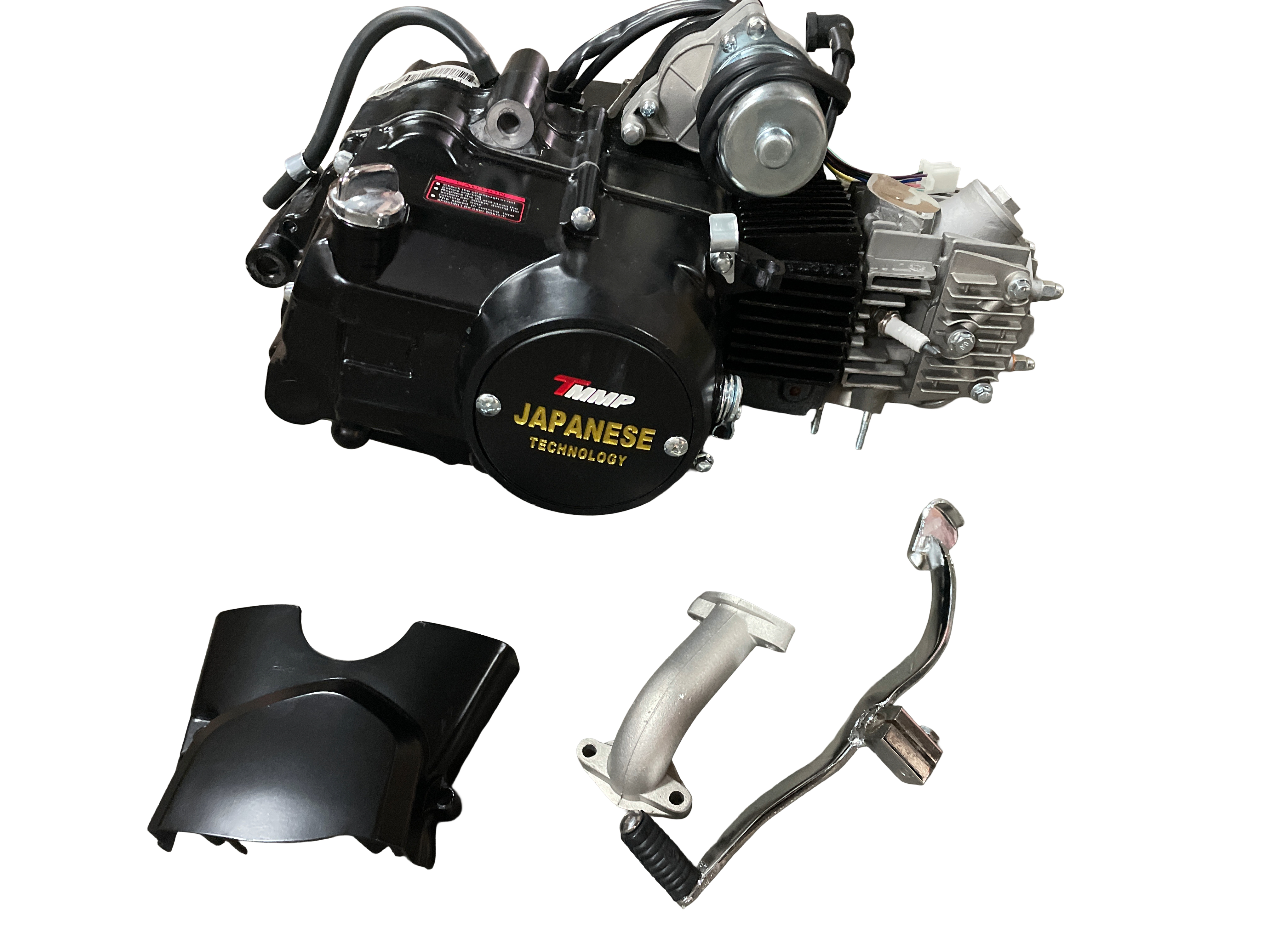 Двигатель ATV, квадроцикл 125cc (МКПП, 157FMH-I,(полный комплект) передачи- 3 вперед и 1 назад) (TM) EVO