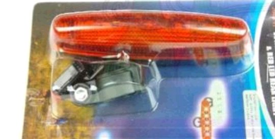 Стоп-сигнал (в сборе) велосипедный (универсальный) (5 LED, АА*2, 25,4-31,8mm) (mod 602T) KL