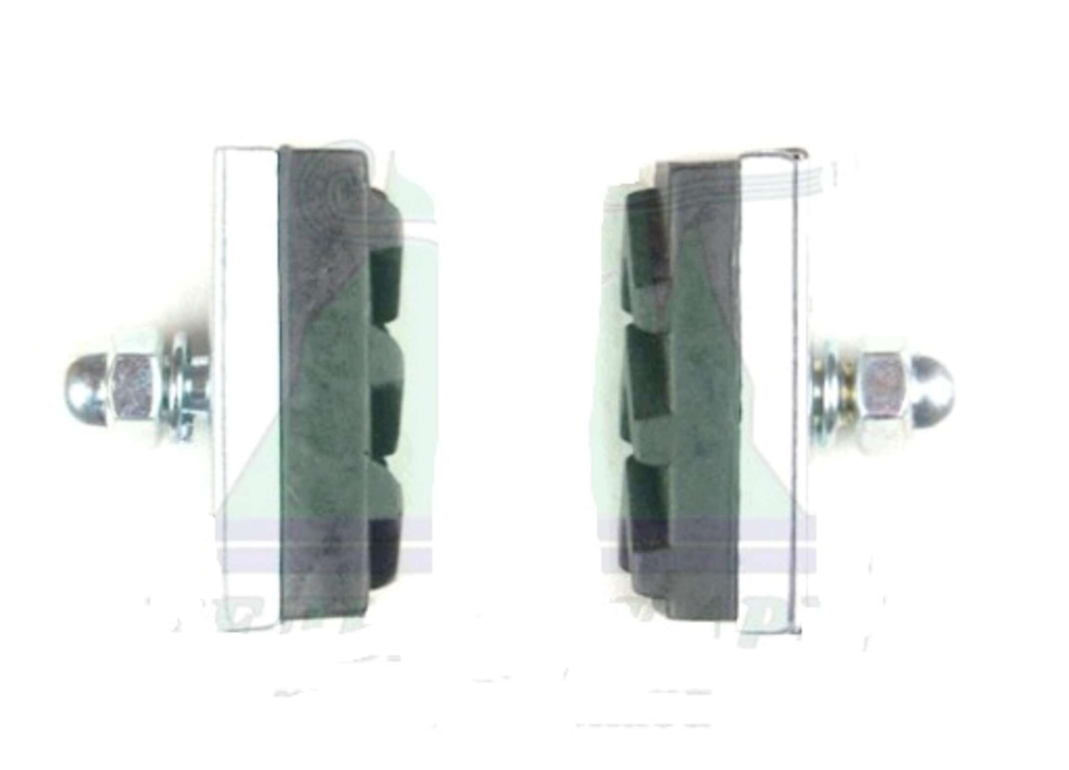 Колодки тормозные велосипедные (ободные, V-brake, Турист) (HJ-211M) KL