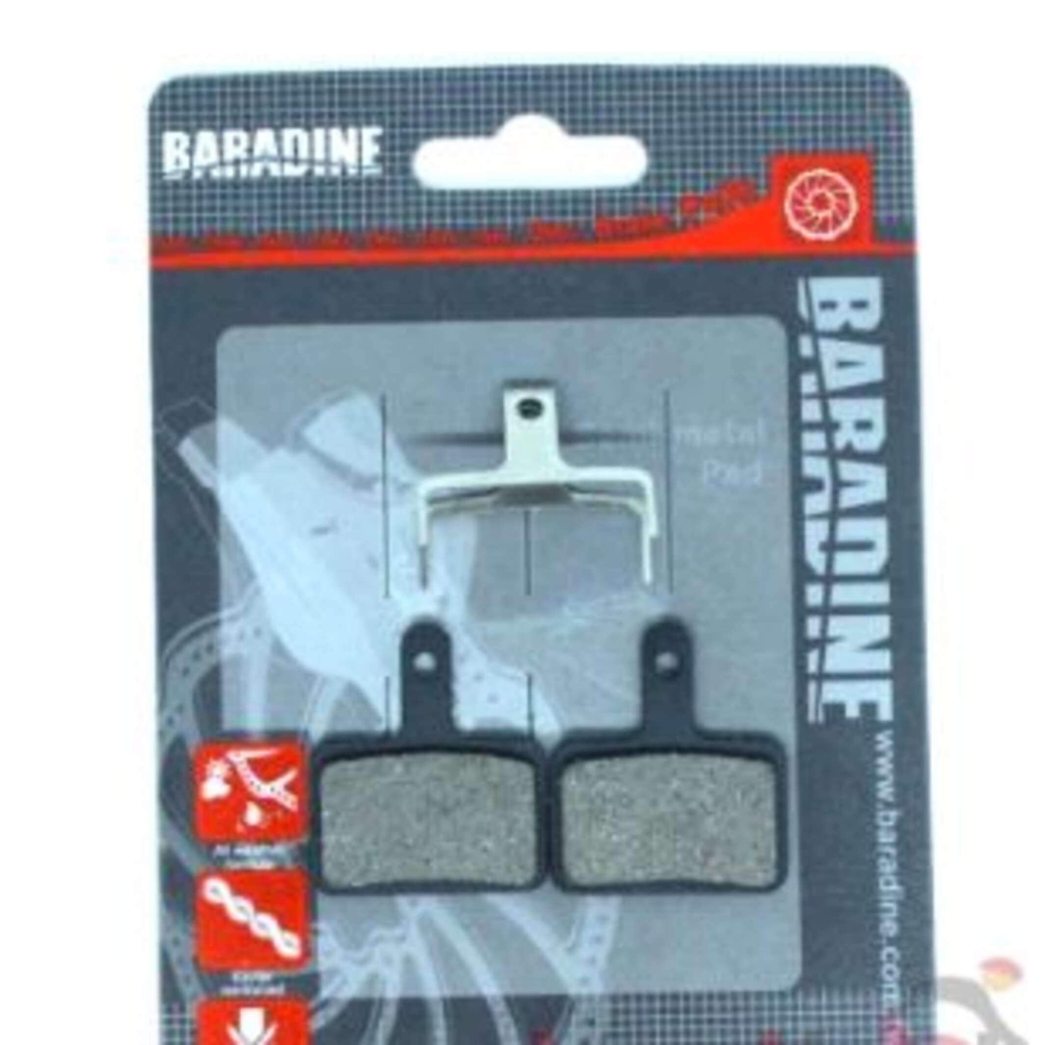 Колодки тормозные велосипедные (дисковые) Baradine DS-10+SP-10 KL