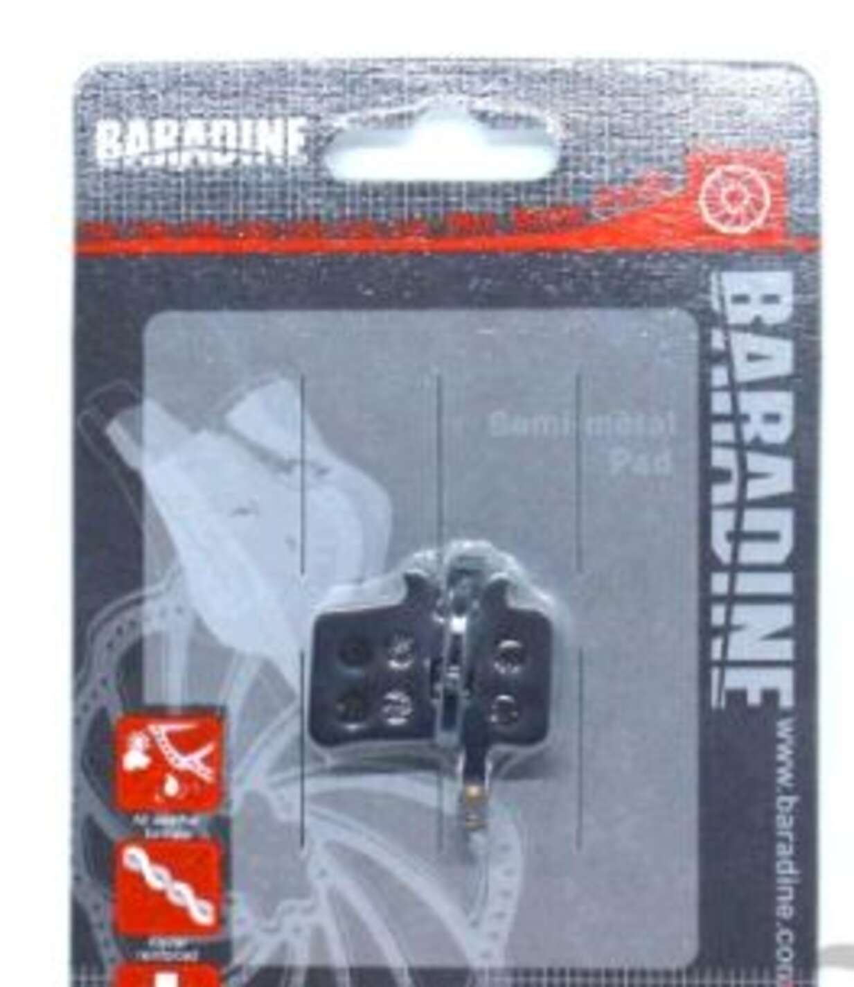 Колодки тормозные велосипедные (дисковые) Baradine DS-11+SP-11 KL