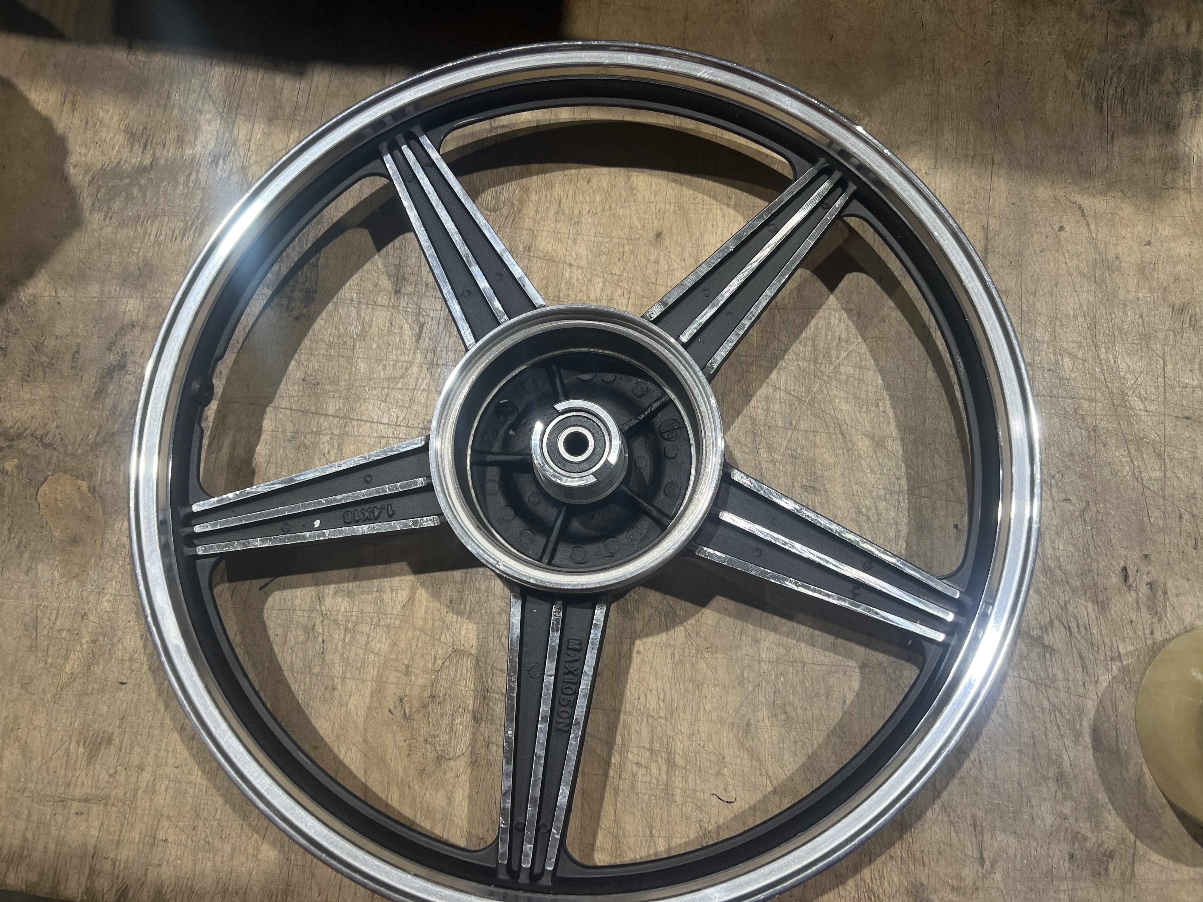 Диск колеса 1,4 * 18 передний Zongshen ZS125J BBC