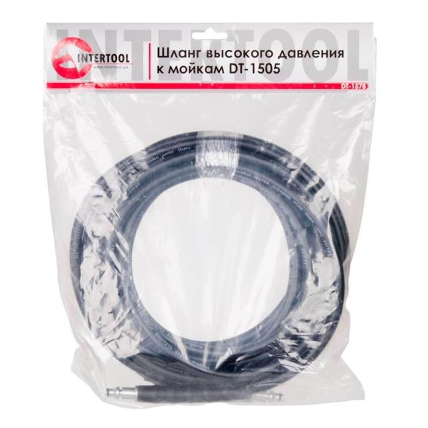 Шланг высокого давления к мойкам DT-1505, макс. 180 бар, 8м INTERTOOL