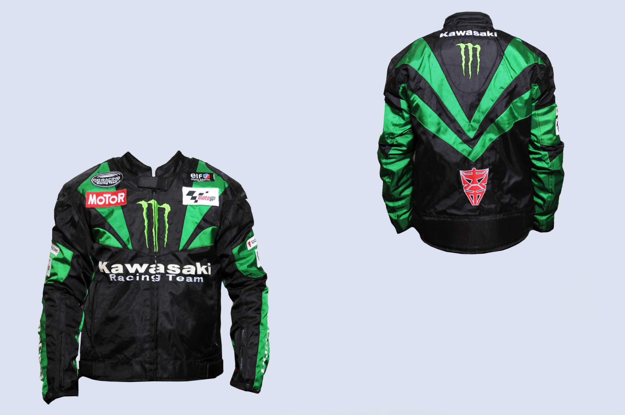 Мотокуртка KAWASAKI (текстиль) (size:XL, MONSTER ENERGY)