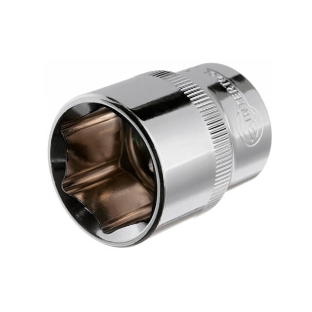 Головка шестигранная 1/2, 23мм, Cr-V