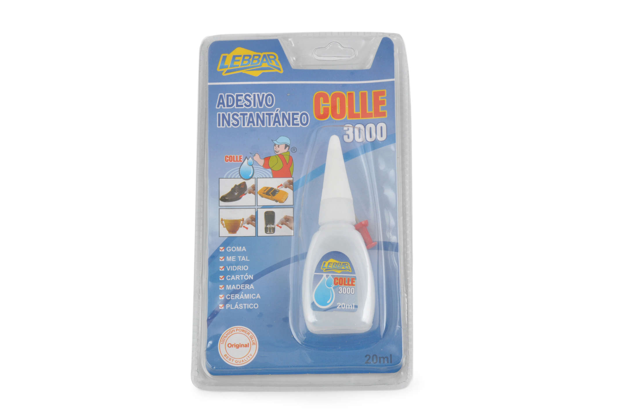 Клей цианоакриловый 20мл, 30сек LEBBAR COLLE-3000