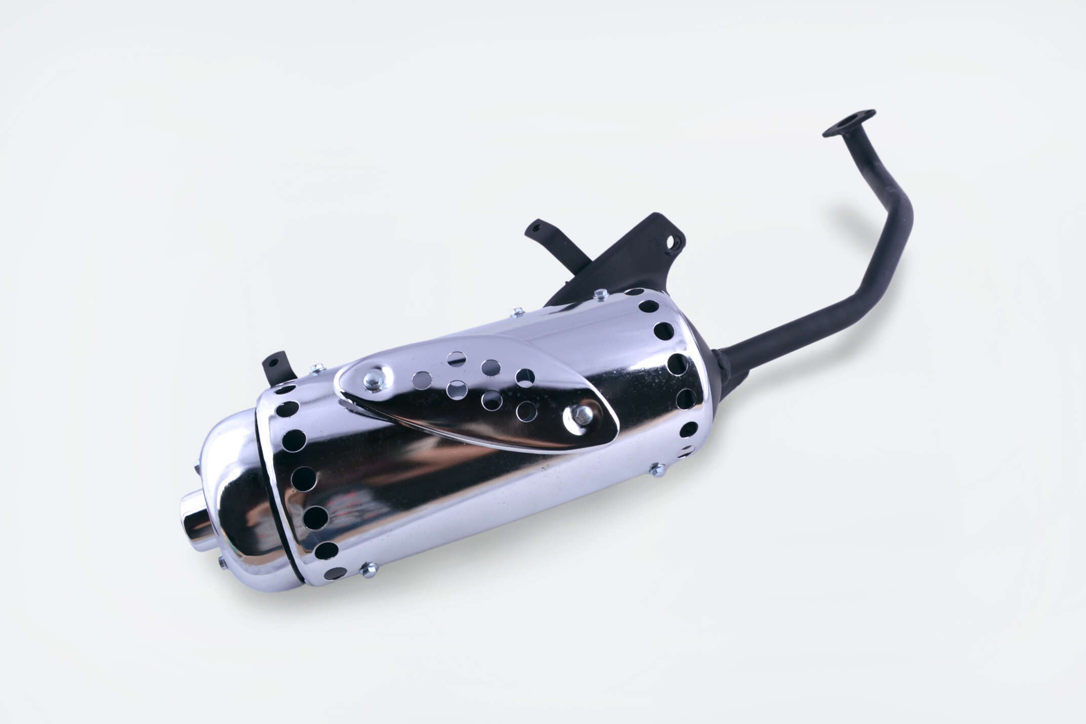 Глушитель 4T GY6 50 WIND (круглый, хром) VDK