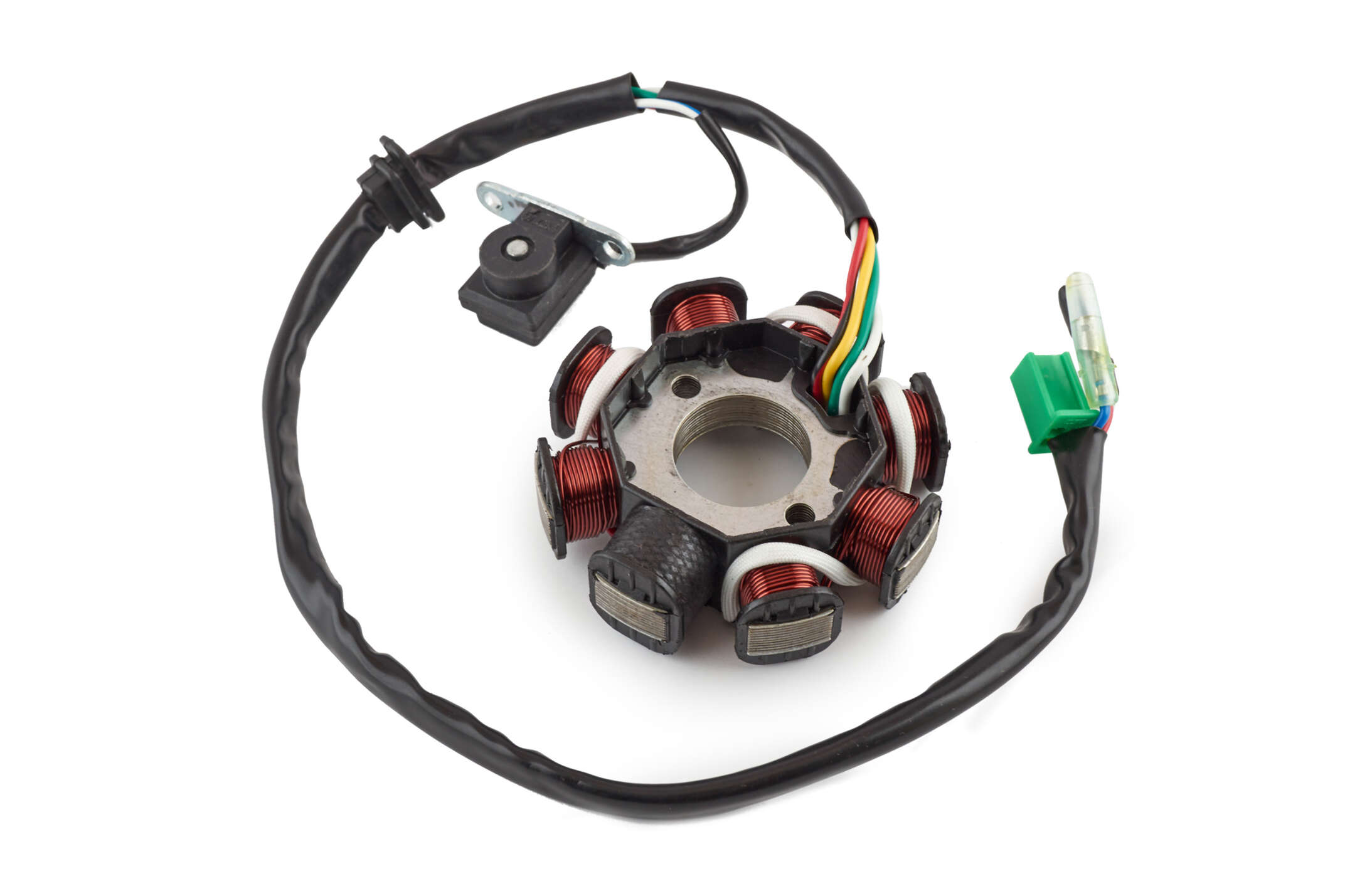Статор генератора 4T GY6 125/150 (7+1 катушек) (TM) EVO