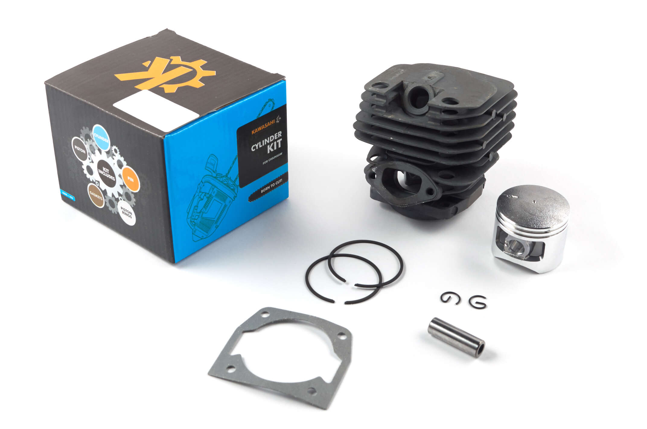 Поршневая б/п (ЦПГ) для Goodluck GL4500 (Ø43) (черная) KAWASAHI