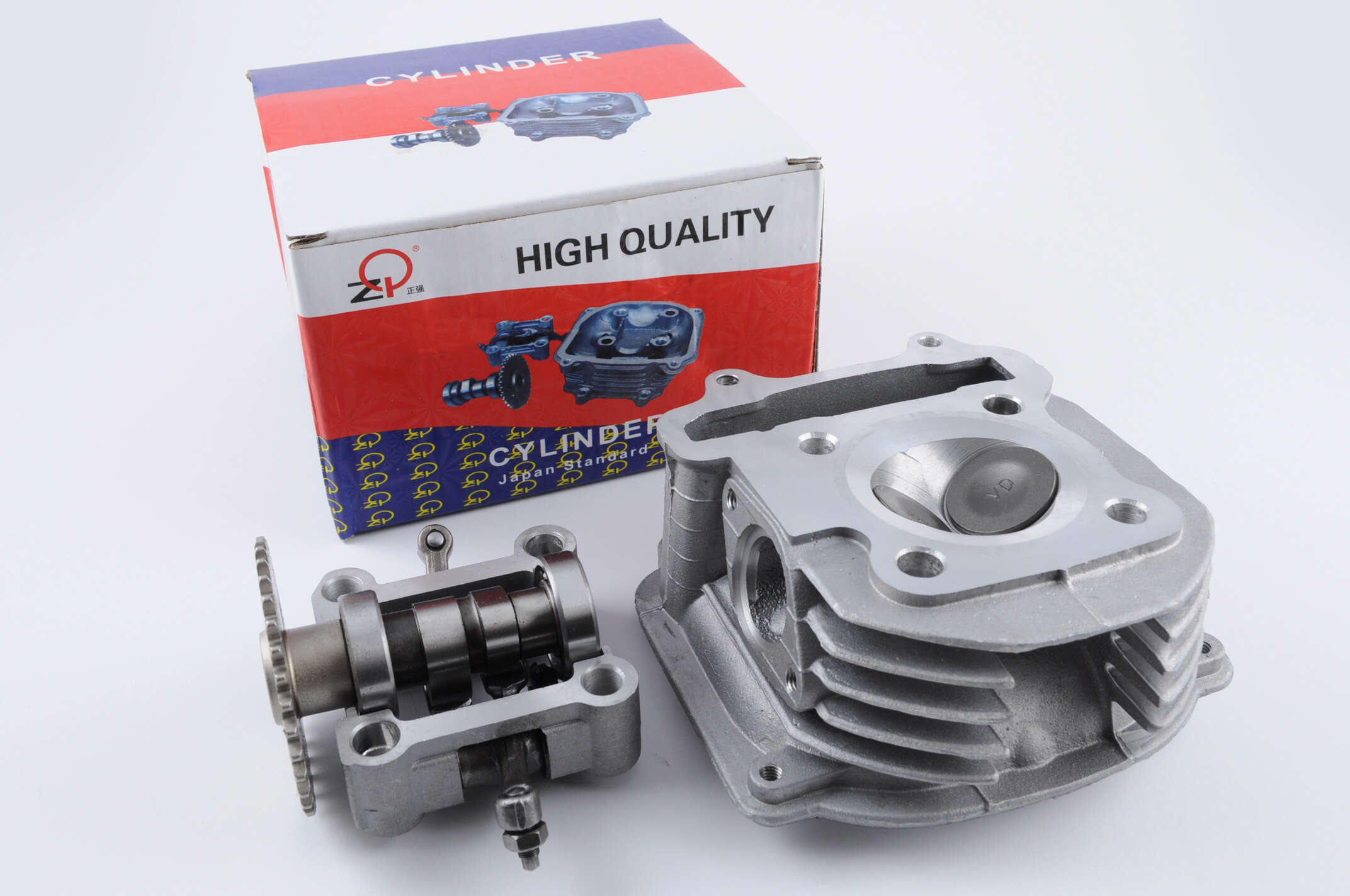 Головка цилиндра 4T GY6 150 (в сборе, без крышки) ZQ