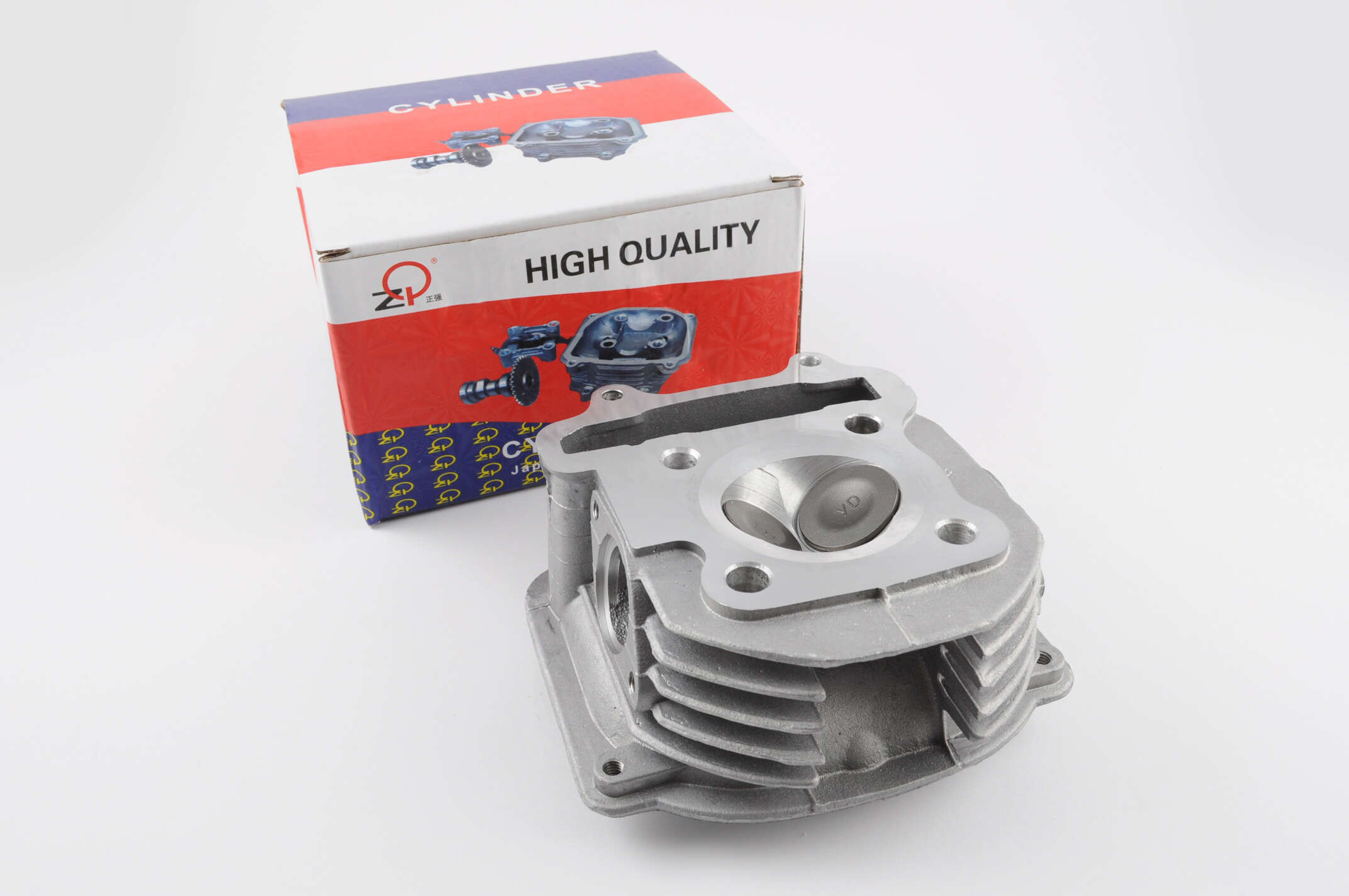 Головка цилиндра 4T GY6 150 (голая, +клапаны) ZQ