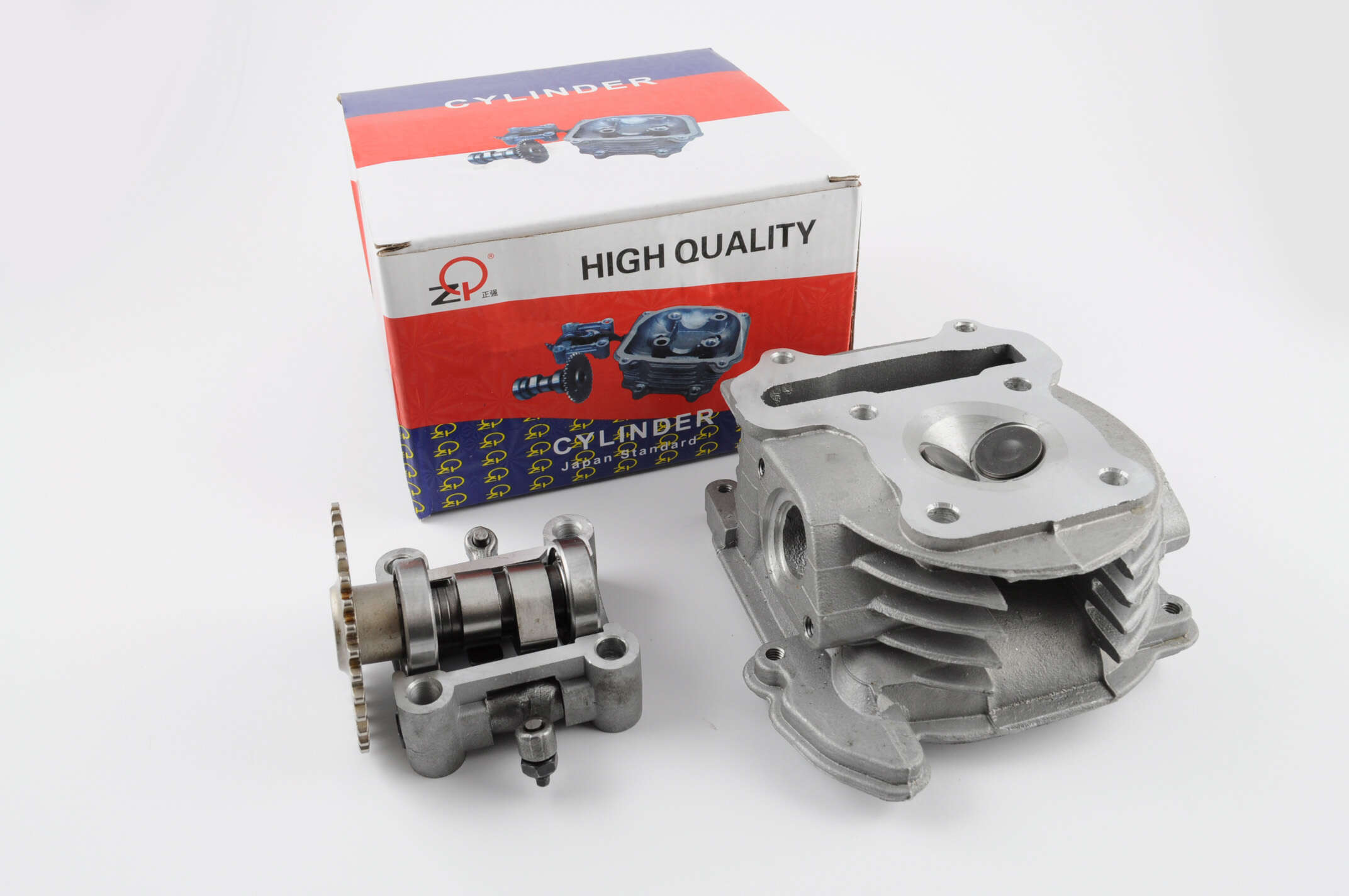 Головка цилиндра 4T GY6 50 (в сборе, без крышки) ZQ