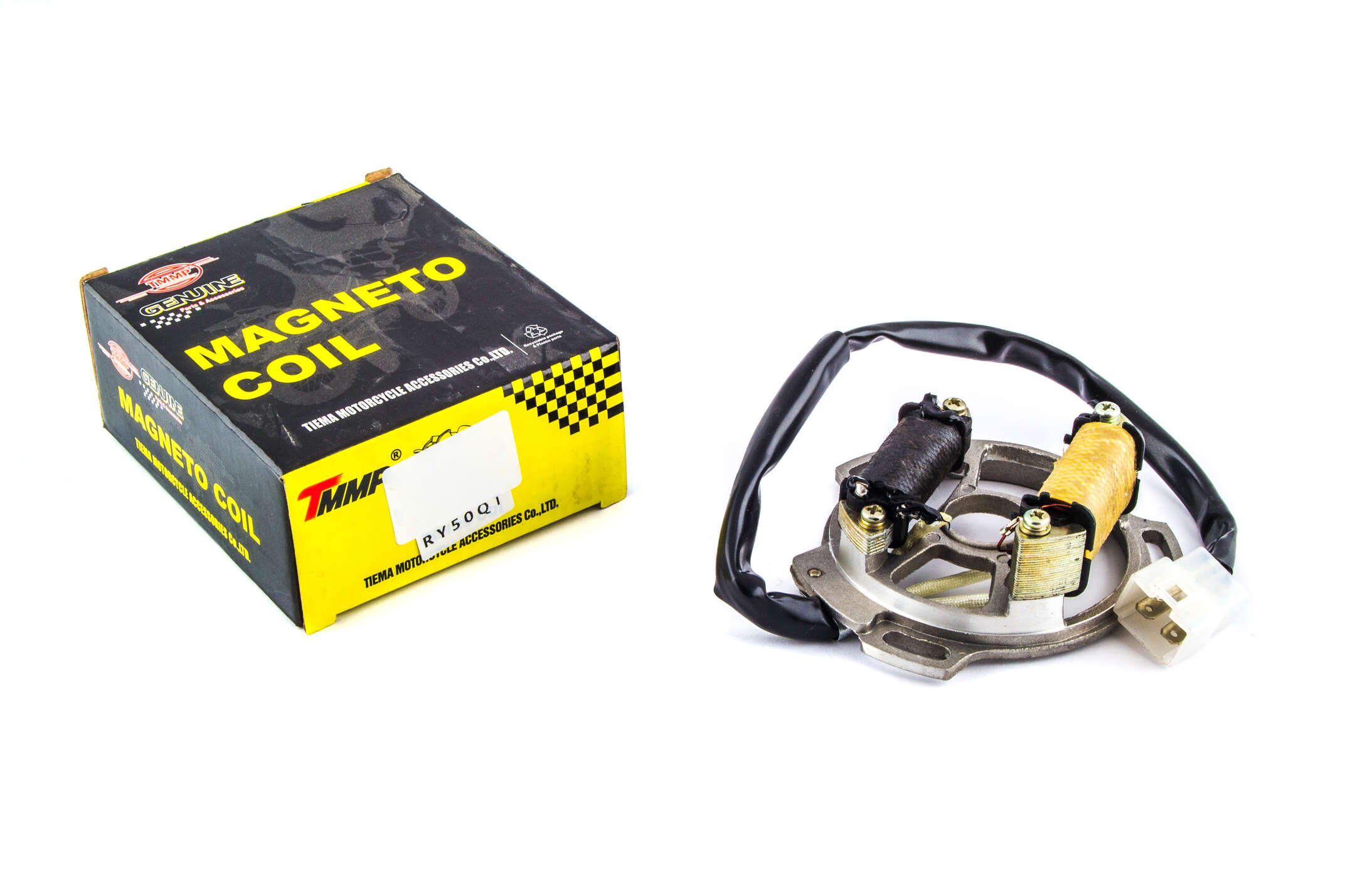 Статор генератора 2T TB50, Suzuki RUN (1+1 катушек) EVO