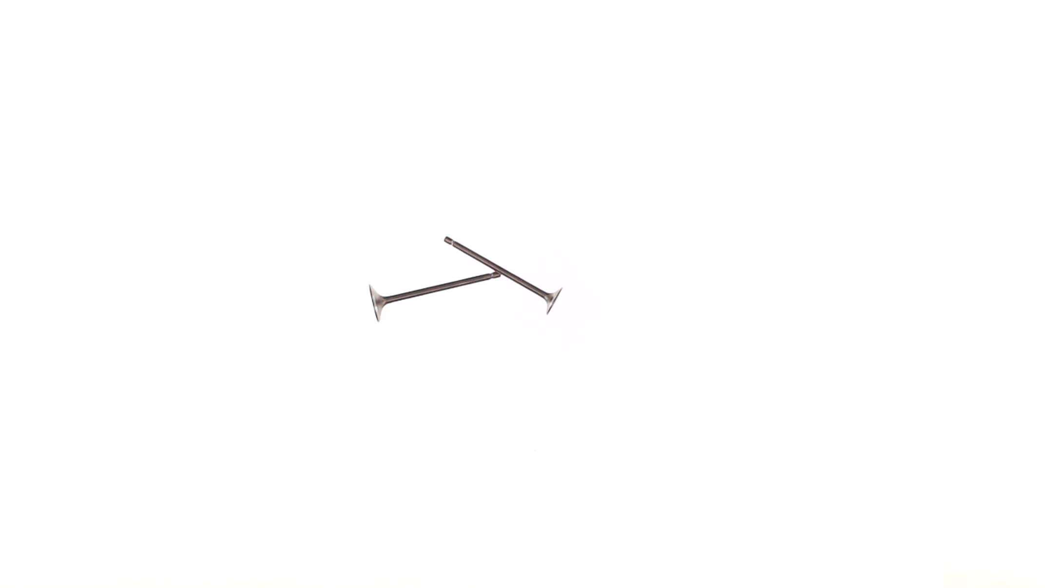 Клапаны (пара, голые) 4T CG125 (L-94mm) KOMATCU (mod.A)