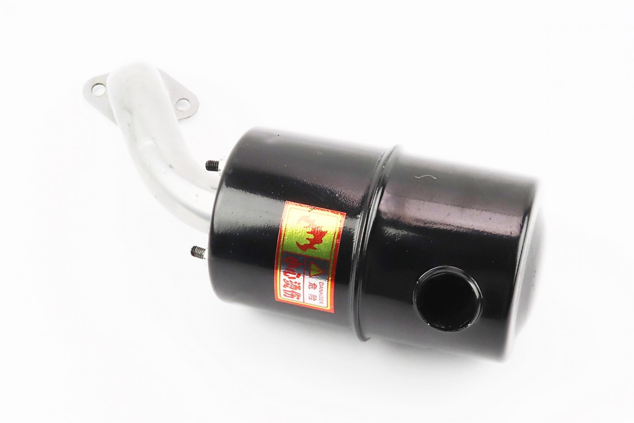 Глушитель м/б 175N/180N (7/9Hp) (с коленом) KS