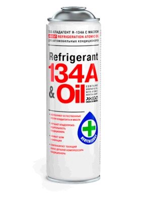Газ- хладагент с маслом для автокондиционеров 500мл (R-134a, XADO REFRIGERANT) (60102) ХАДО ХАДО-2