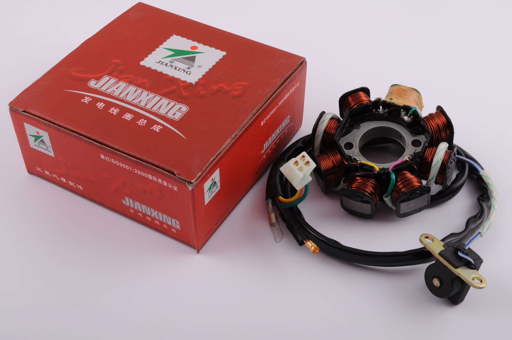 Статор генератора 4T GY6 125/150 (7+1 катушка) JIANXING