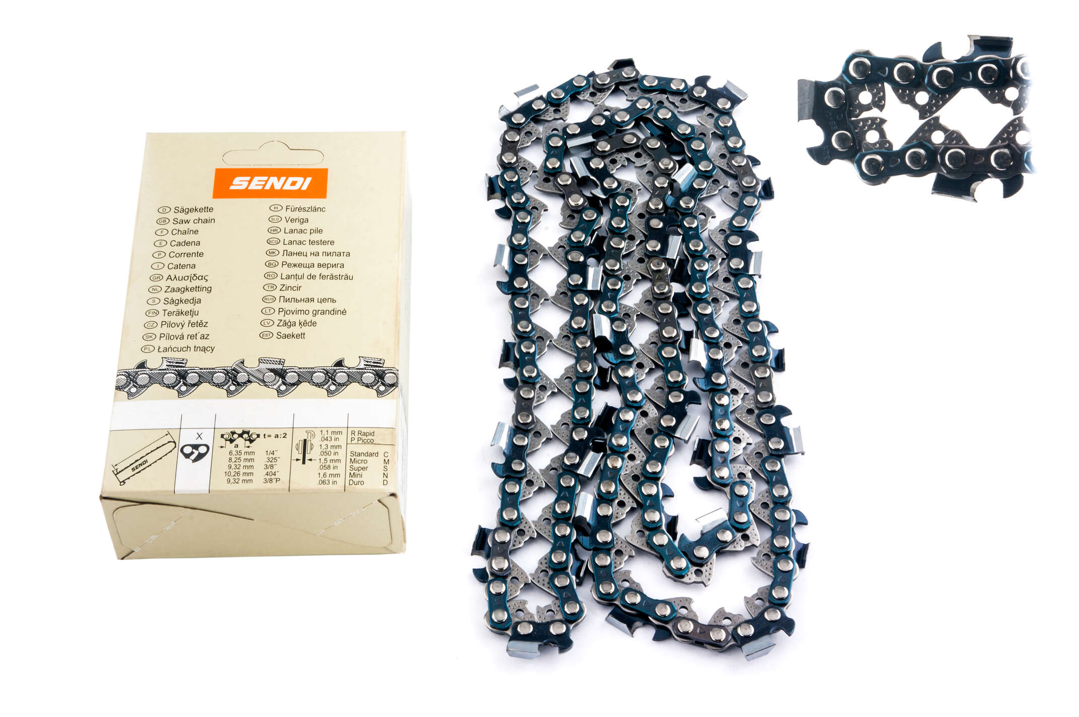 Цепь пильная 325, 1,5mm, 76зв, RS, под шину 20 (50см) для Husqvarna 257/254 SENDI (mod.1)