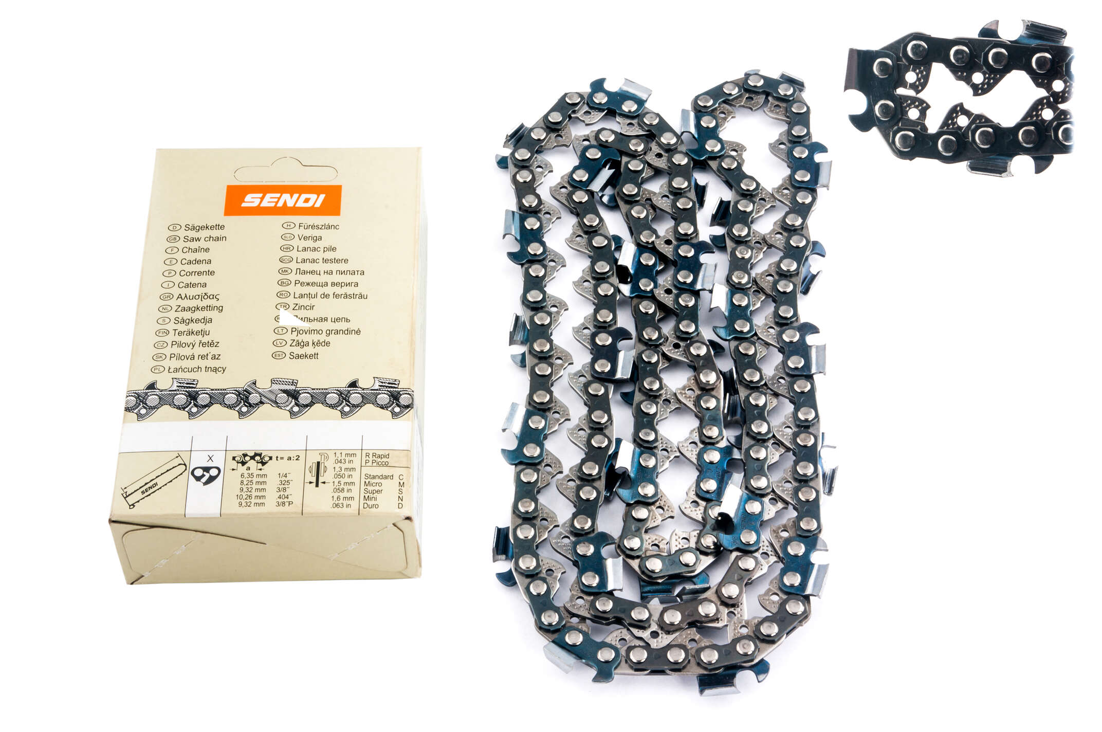 Цепь пильная 3/8, 1,5mm, 68зв, RS, под шину 18 (45см) для Husqvarna 365 SENDI