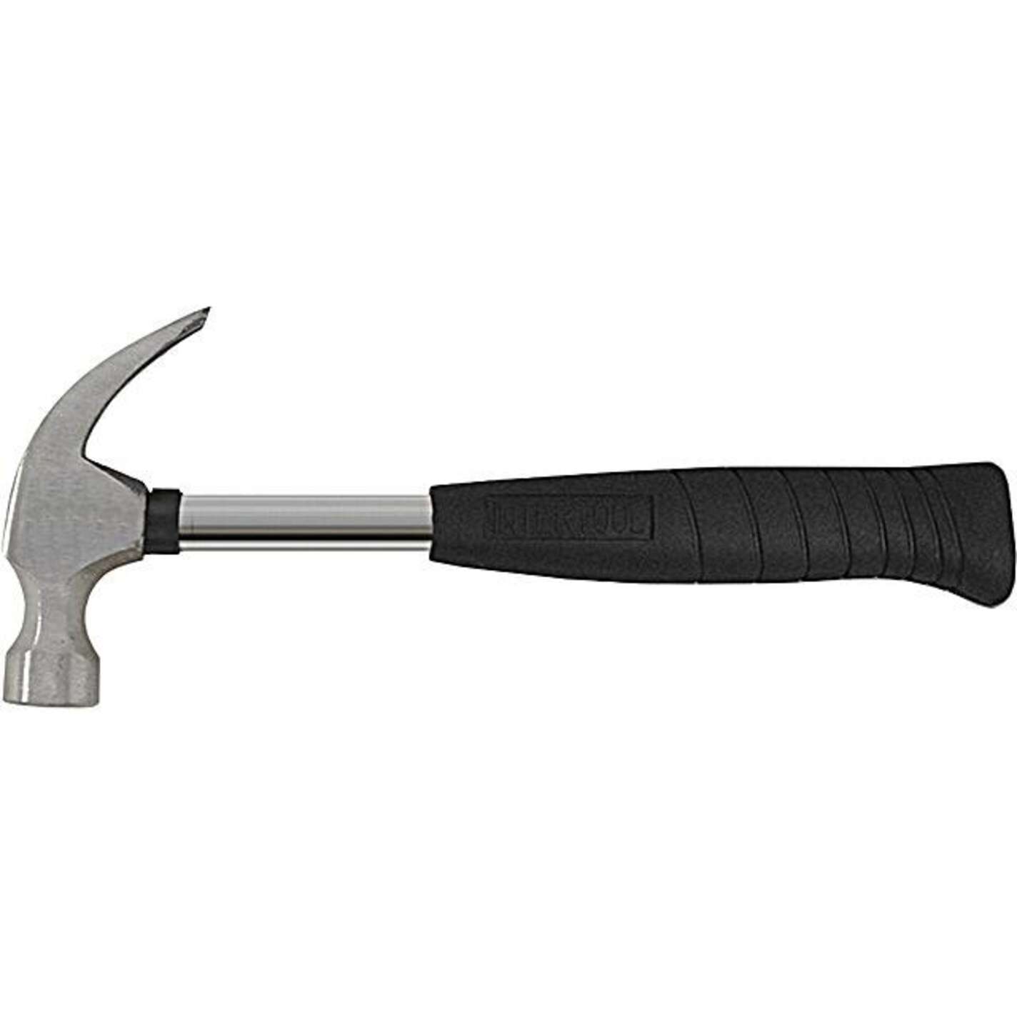 Молоток столярний (лапа) 450 г.з металевою ручкою INTERTOOL