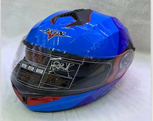 Шлем-интеграл (mod: 108) (size: L, синий) FGN